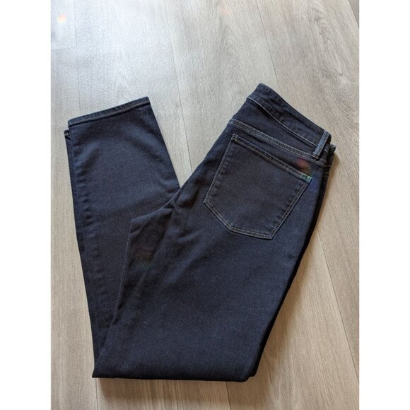 Talbots Slim Ankle Jeans 6 Petite Flawless Five-Pocket Design Dark Wash Denim Wo - Picture 1 of 4
